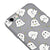 iPhone 6S Plus Cute Ghost Telefon Kılıfı - Renkli Silikon - Gri
