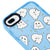 iPhone 8 Plus Cute Ghost Telefon Kılıfı - Artycase - Azure
