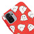 XİAOMİ REDMİ NOTE 10 Cute Ghost Telefon Kılıfı - Renkli Silikon - Kırmızı