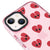 iPhone 13 Heart Broken Telefon Kılıfı - Artycase - Simli Pembe