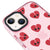 iPhone 14 Heart Broken Telefon Kılıfı - Artycase - Simli Pembe