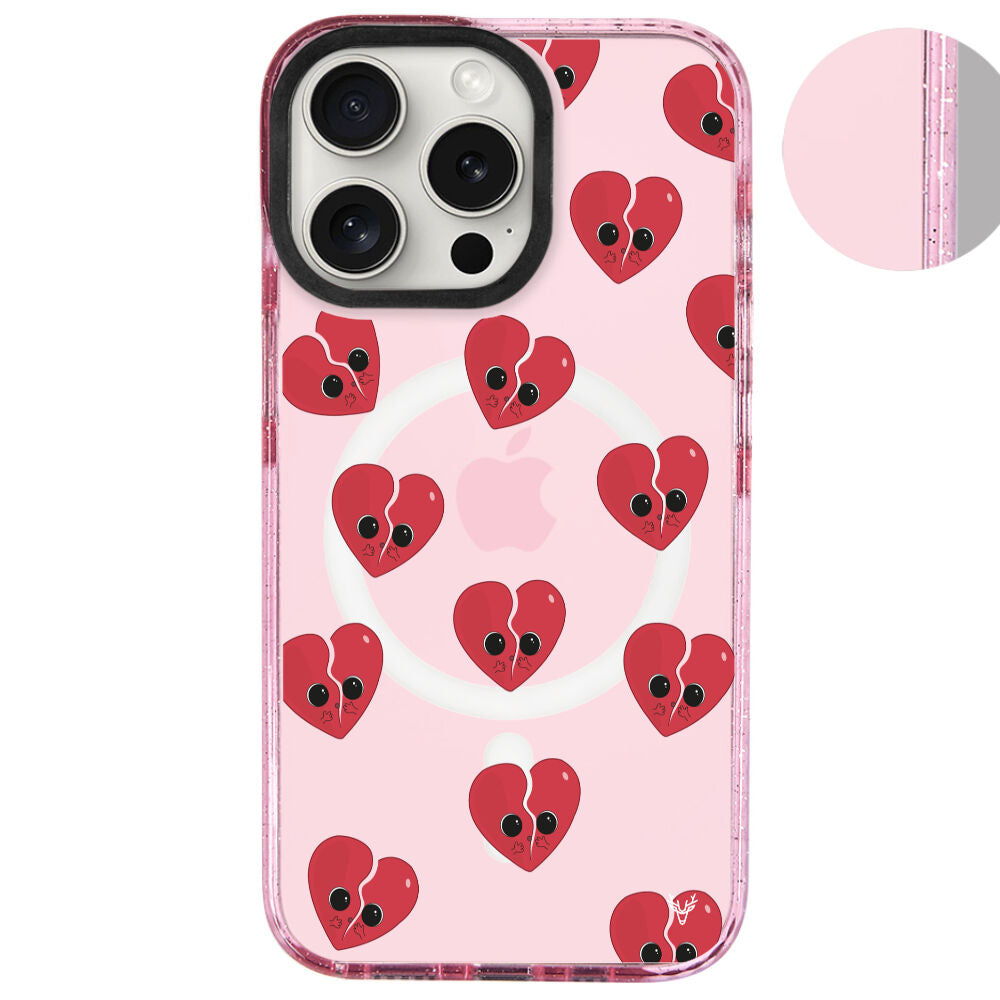 MagsafeliArtycaseSimliPembe