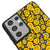 Samsung S21 Ultra Mix Smiley Telefon Kılıfı - Renkli Silikon - Siyah