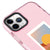 iPhone 11 Pro Max Çölde Gün Batımı Telefon Kılıfı - Artycase - Simli Pembe