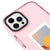 iPhone 12 Pro Max Çölde Gün Batımı Telefon Kılıfı - Artycase - Simli Pembe