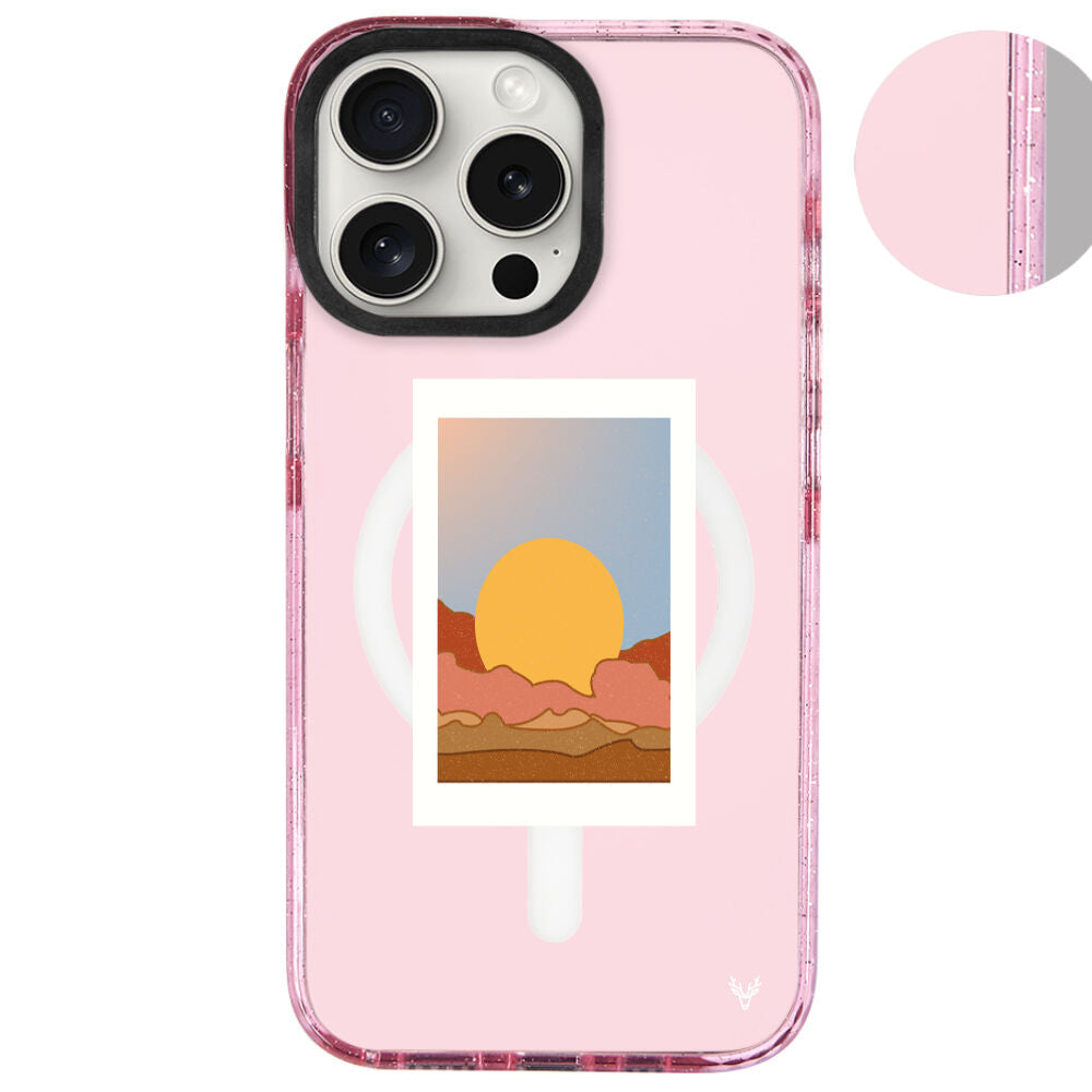 MagsafeliArtycaseSimliPembe