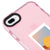 iPhone 8 Plus Çölde Gün Batımı Telefon Kılıfı - Artycase - Simli Pembe
