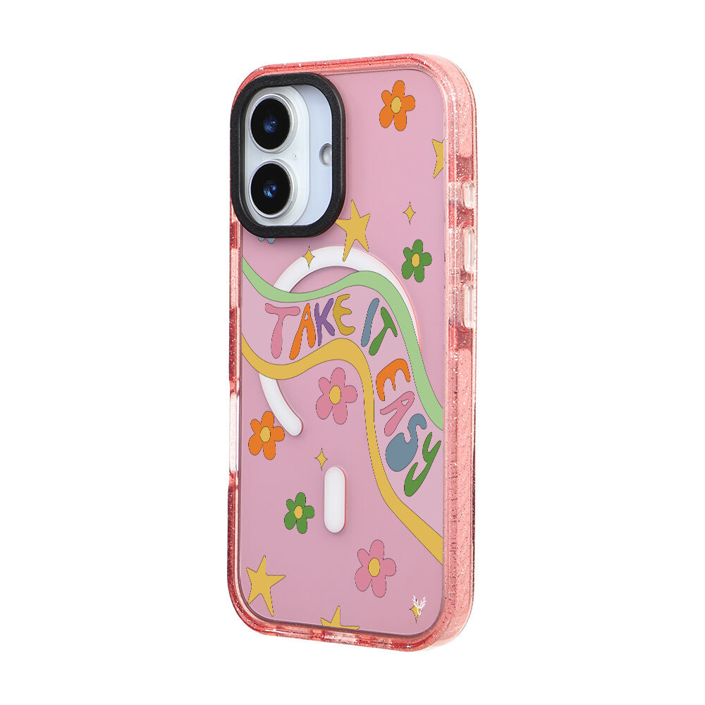MagsafeliArtycaseSimliPembe