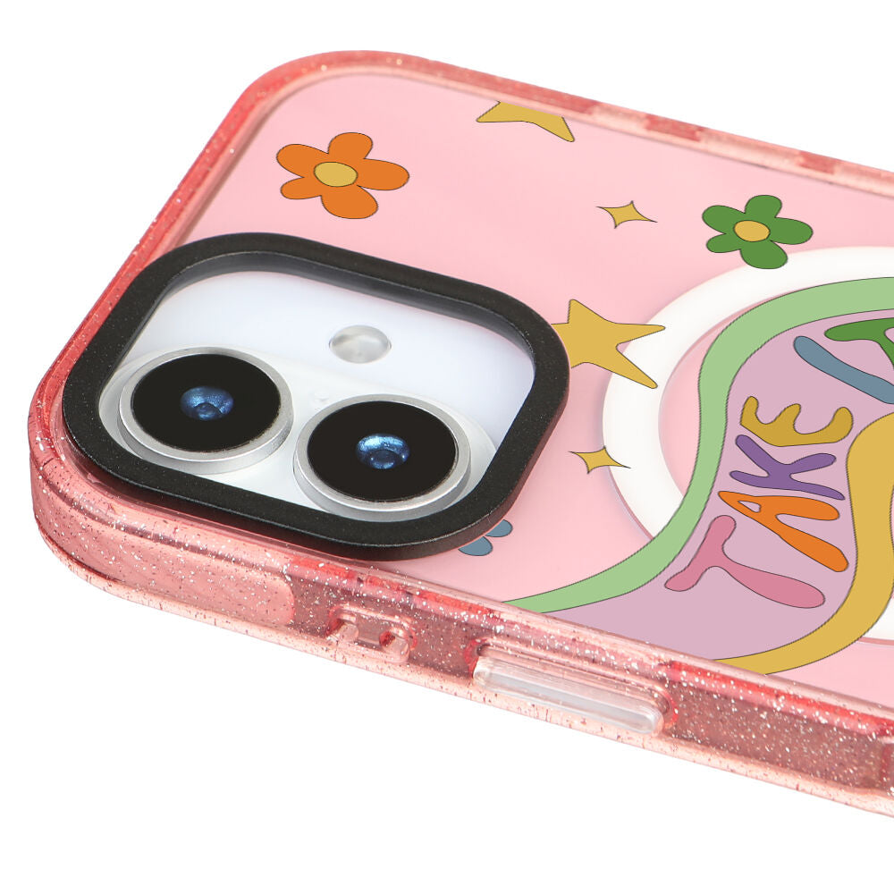 MagsafeliArtycaseSimliPembe