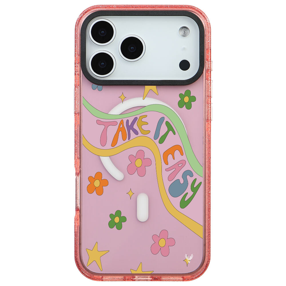 MagsafeliArtycaseSimliPembe