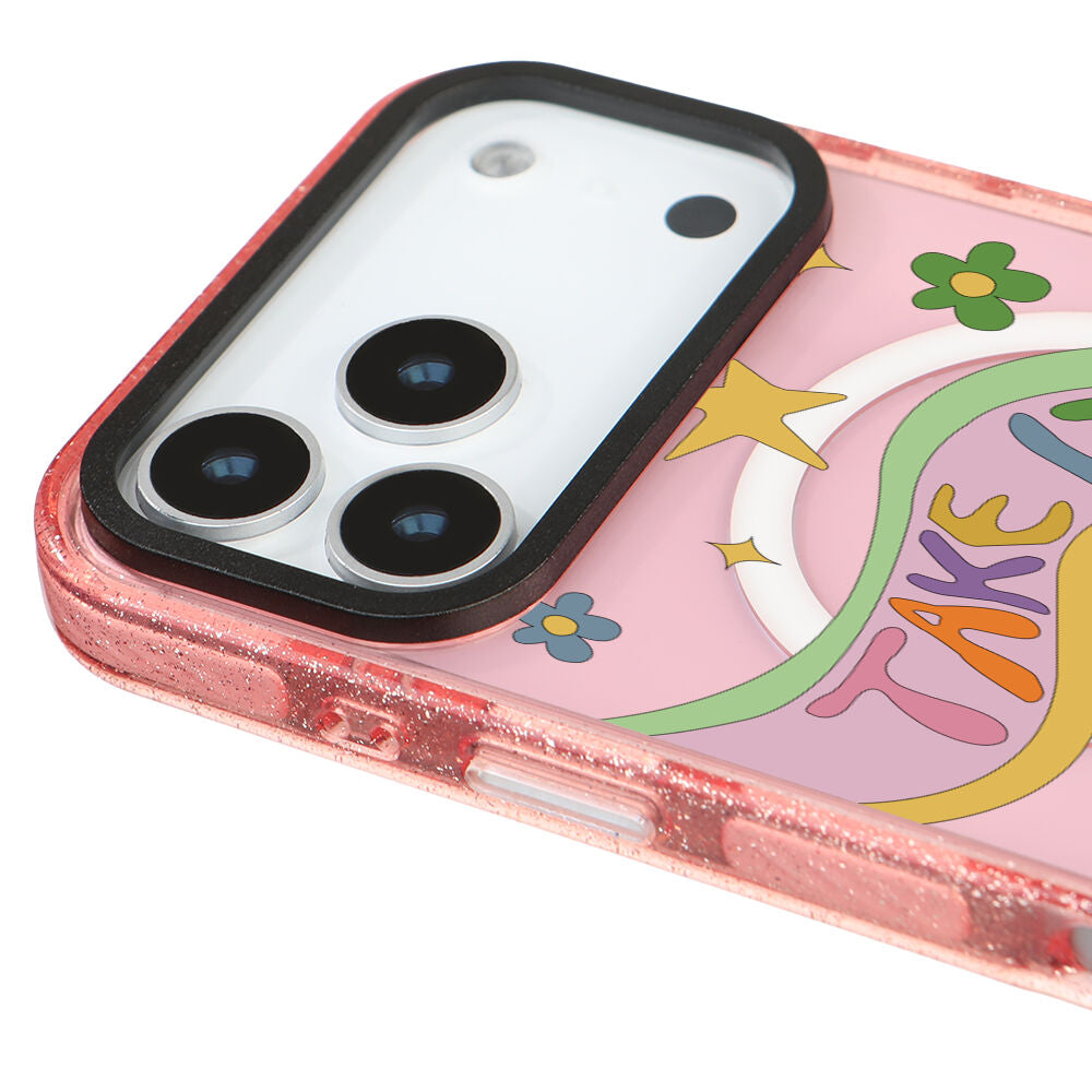 MagsafeliArtycaseSimliPembe