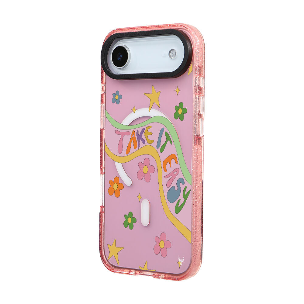 MagsafeliArtycaseSimliPembe