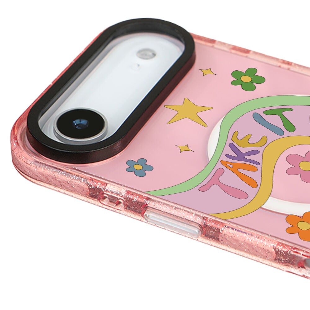 MagsafeliArtycaseSimliPembe