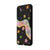 Samsung A15 Easy Flowers Telefon Kılıfı - Renkli Silikon - Siyah