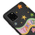 Samsung Note 10 Lite Easy Flowers Telefon Kılıfı - Renkli Silikon - Siyah