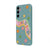 Samsung S23 Easy Flowers Telefon Kılıfı - Renkli Silikon - Haki
