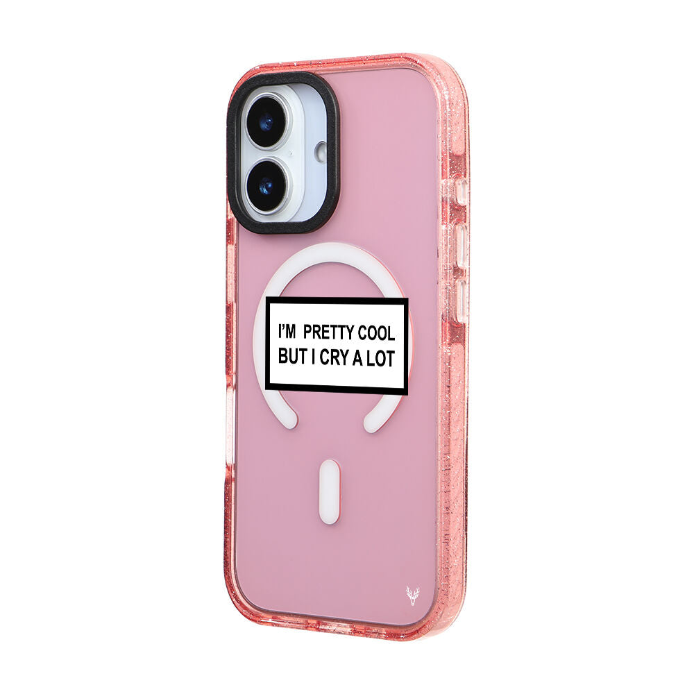 MagsafeliArtycaseSimliPembe