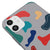 iPhone 11 Pastel Desenler Telefon Kılıfı - Renkli Silikon - Gri