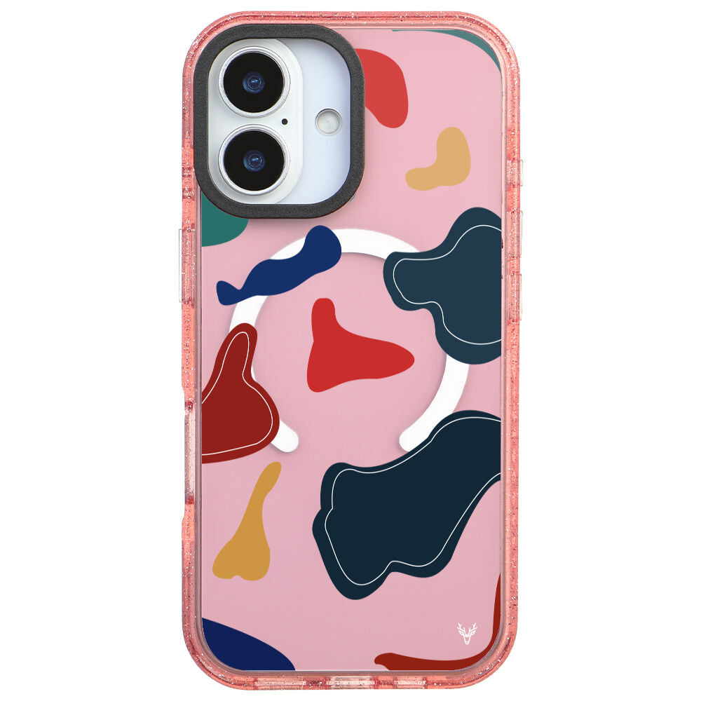 MagsafeliArtycaseSimliPembe