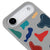 iPhone Air Pastel Desenler Telefon Kılıfı - Renkli Silikon - Gri