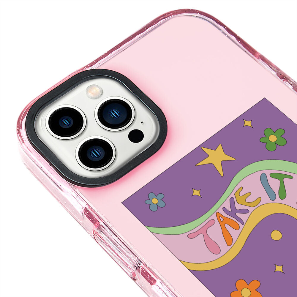MagsafeliArtycaseSimliPembe