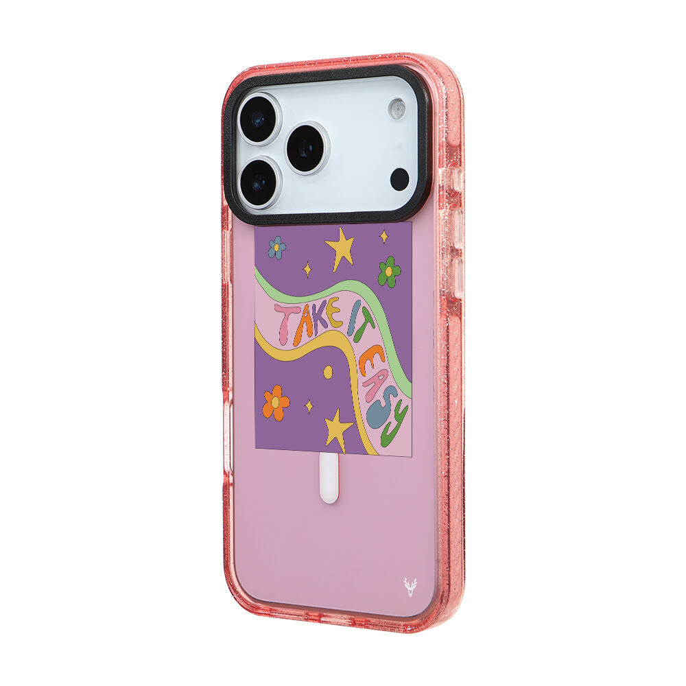 MagsafeliArtycaseSimliPembe