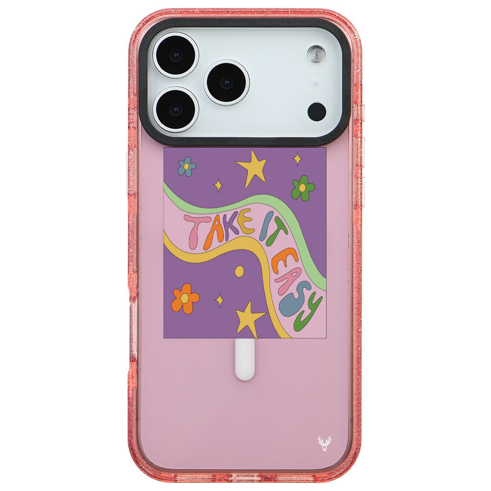MagsafeliArtycaseSimliPembe