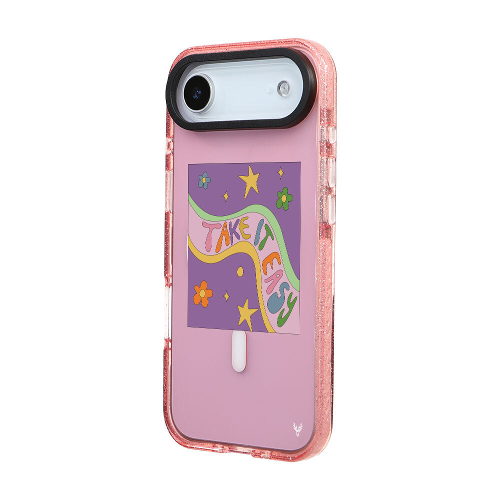 MagsafeliArtycaseSimliPembe