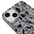 iPhone 13 Mini Dogs Day Telefon Kılıfı - Renkli Silikon - Gri