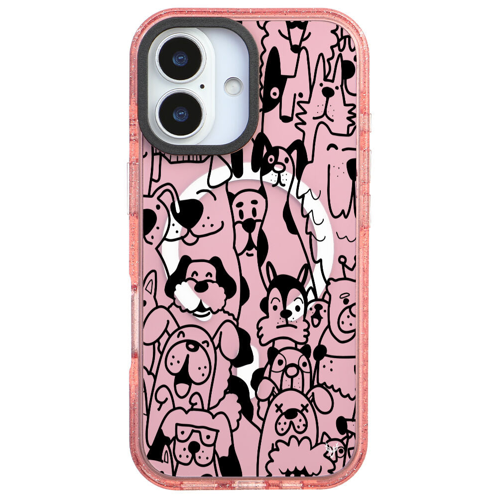 MagsafeliArtycaseSimliPembe
