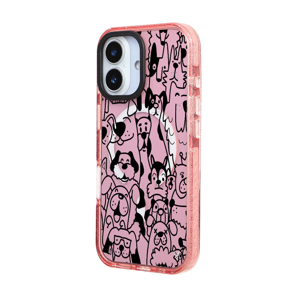 MagsafeliArtycaseSimliPembe