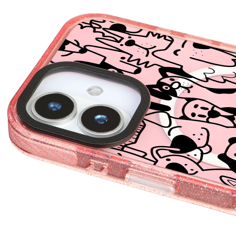 MagsafeliArtycaseSimliPembe