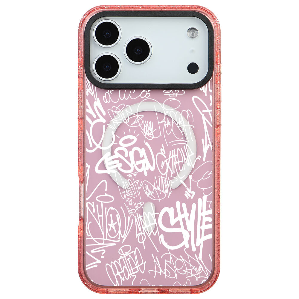 MagsafeliArtycaseSimliPembe