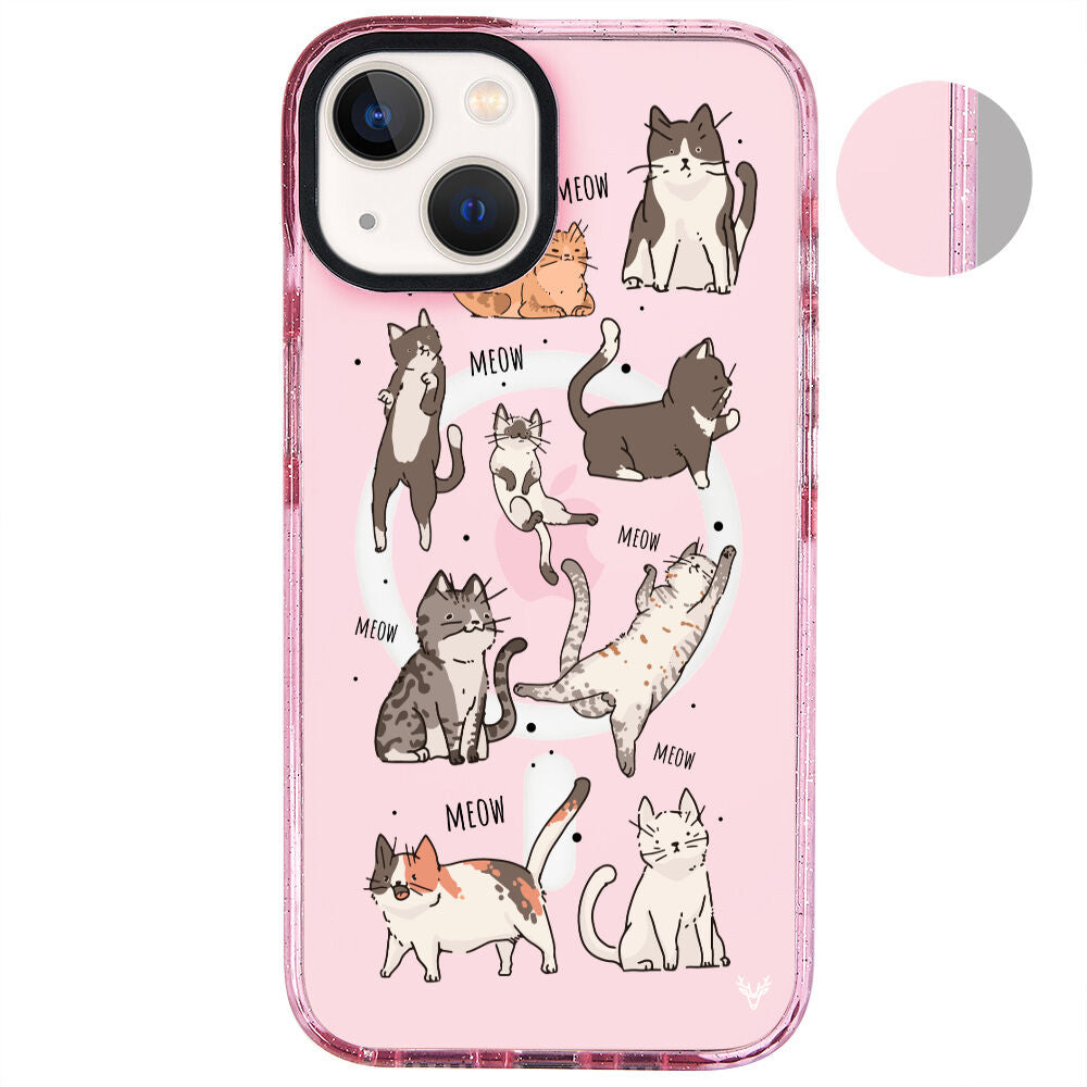 MagsafeliArtycaseSimliPembe