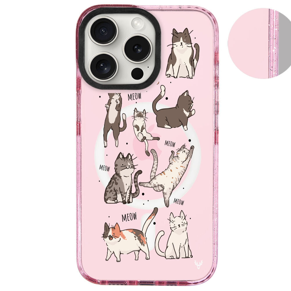 MagsafeliArtycaseSimliPembe