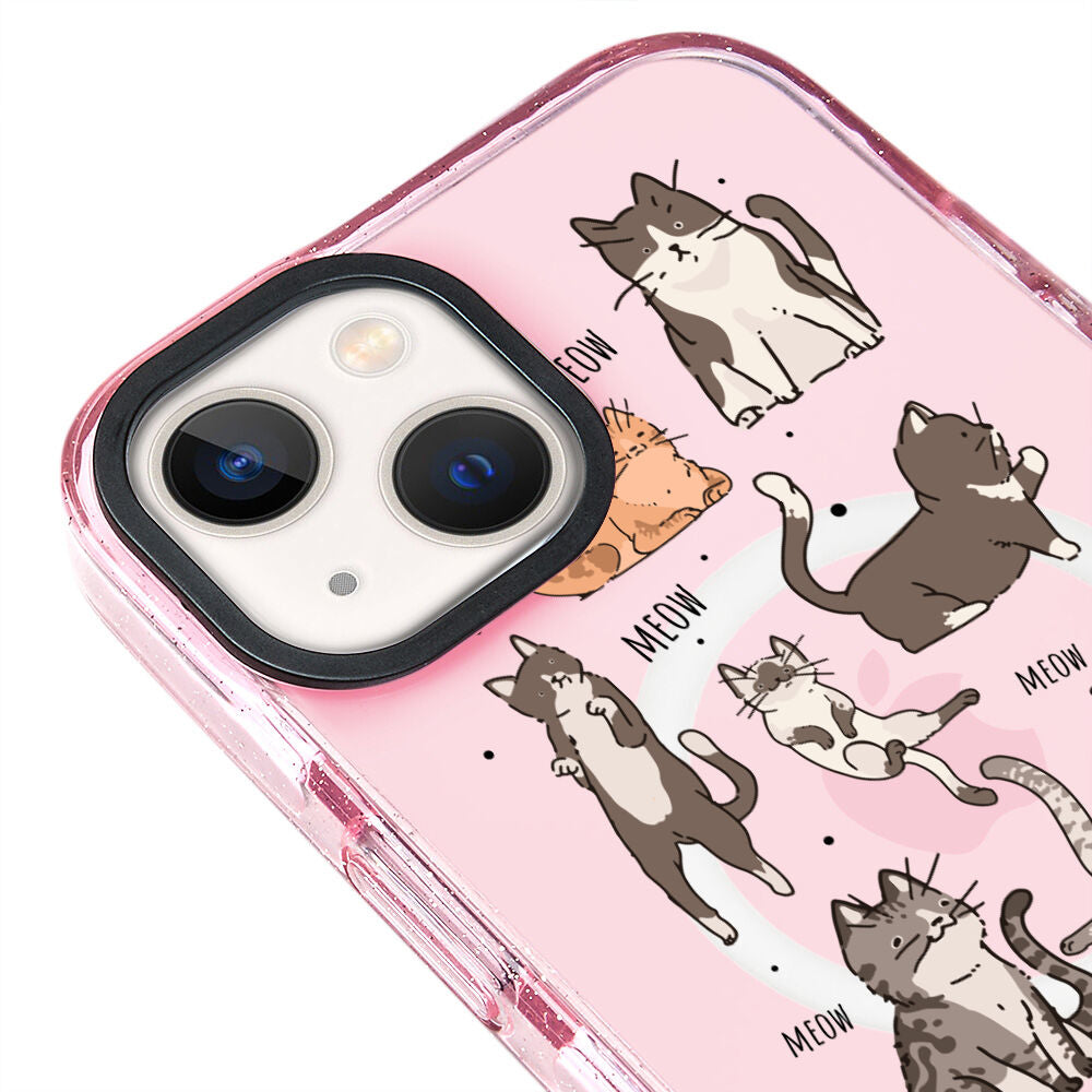 MagsafeliArtycaseSimliPembe