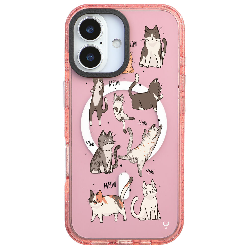 MagsafeliArtycaseSimliPembe