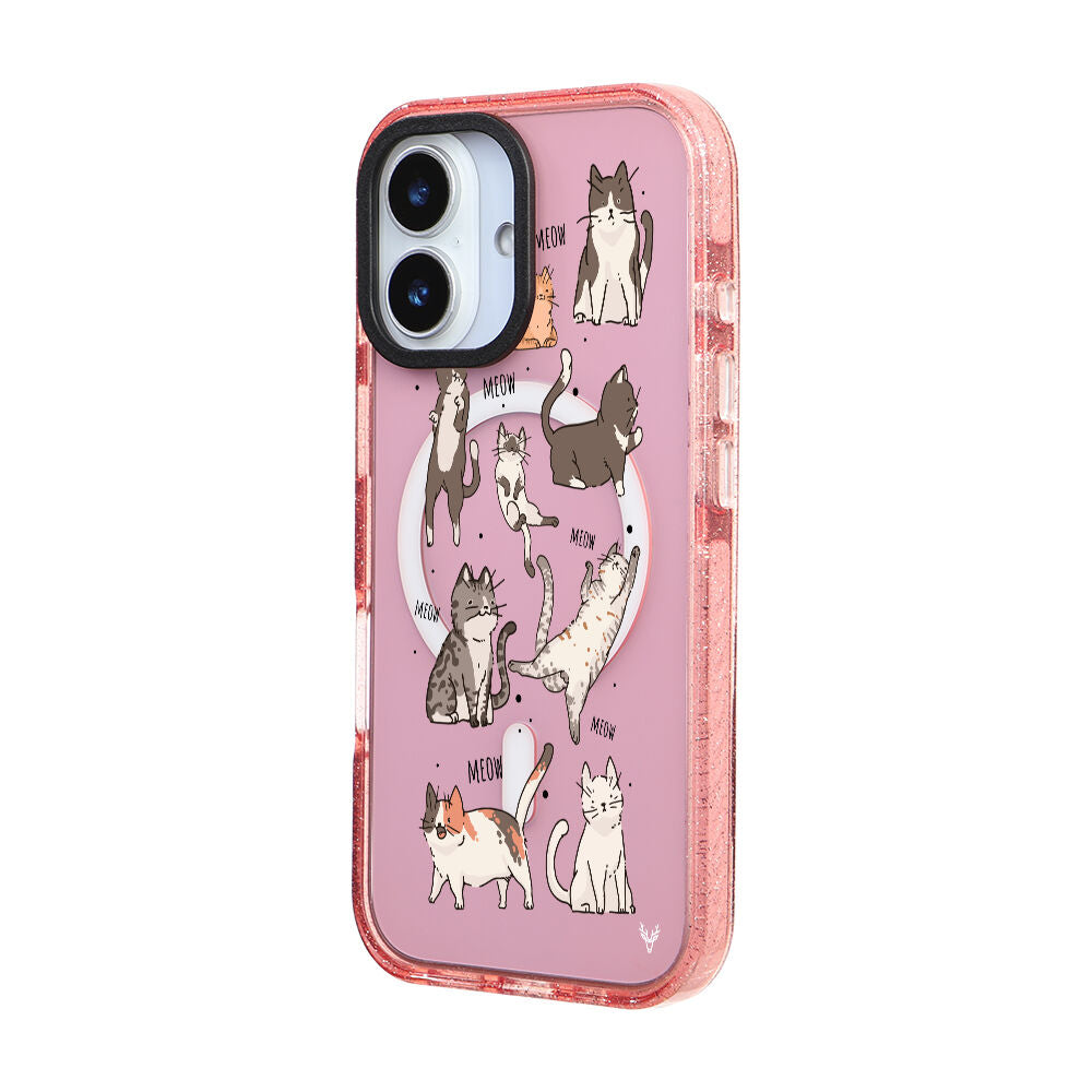 MagsafeliArtycaseSimliPembe