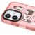 iPhone 17 Cats Day Telefon Kılıfı - Magsafeli Artycase - Simli Pembe