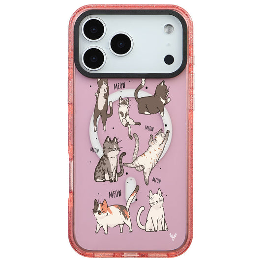 MagsafeliArtycaseSimliPembe