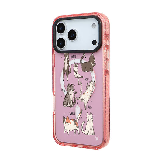 MagsafeliArtycaseSimliPembe