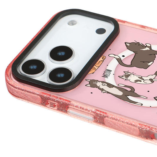 MagsafeliArtycaseSimliPembe