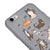 iPhone 6 Plus Cats Day Telefon Kılıfı - Renkli Silikon - Gri