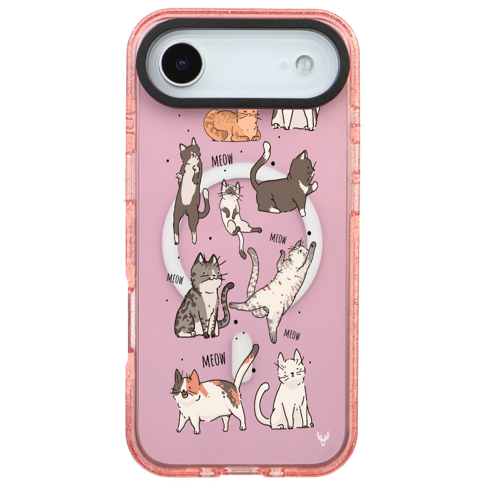 MagsafeliArtycaseSimliPembe