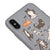 iPhone XS Cats Day Telefon Kılıfı - Renkli Silikon - Gri