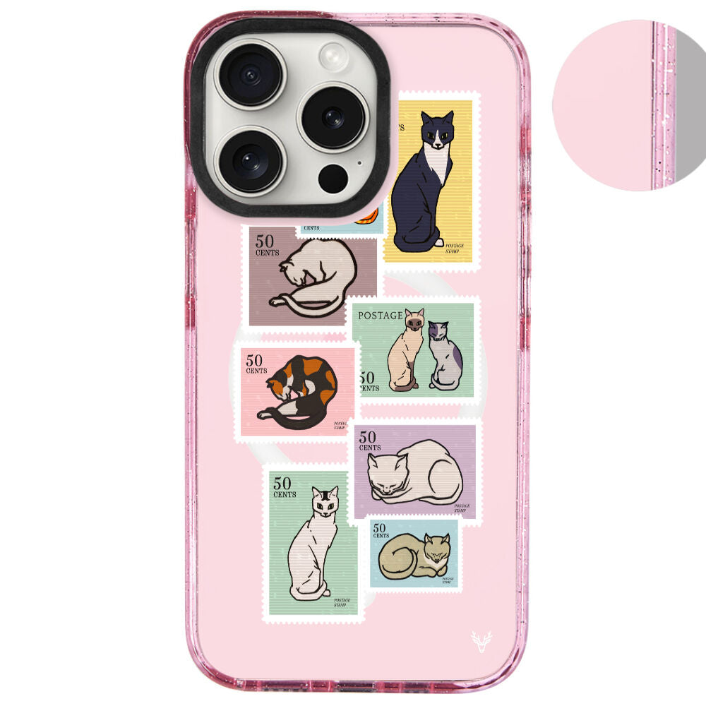 MagsafeliArtycaseSimliPembe