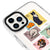 iPhone 15 Pro Cat Postage Telefon Kılıfı - Magsafeli Artycase - Beyaz