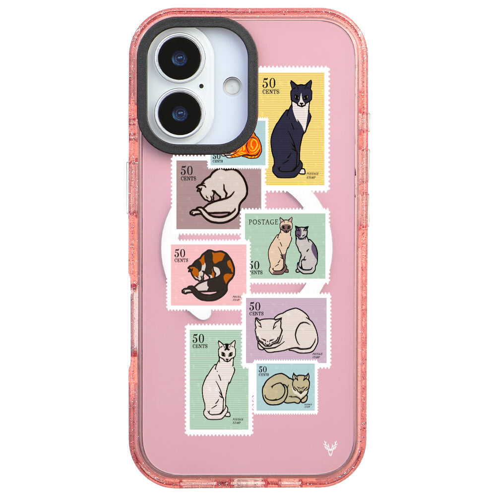 MagsafeliArtycaseSimliPembe