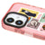 iPhone 17 Cat Postage Telefon Kılıfı - Magsafeli Artycase - Simli Pembe