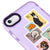 iPhone 6 Cat Postage Telefon Kılıfı - Artycase - Simli Mor